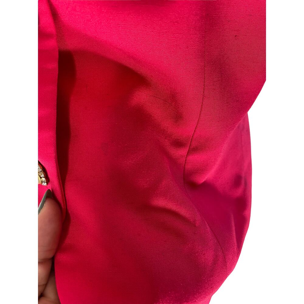 Christian Dior Vintage Business Career Office Work Minimalist Pink‎ Suit Size 8 - Picture 7 of 14